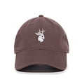 thumbnail image 1 of Tech Design Jackalope Baseball Cap Embroidered Cotton Adjustable Dad Hat Brown, 1 of 1