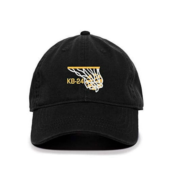 Tech Design Kobe KB-24 Baseball Cap Embroidered Cotton Adjustable Dad Hat Black