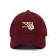 thumbnail image 1 of Tech Design Kobe KB-24 Baseball Cap Embroidered Cotton Adjustable Dad Hat Burgundy, 1 of 1