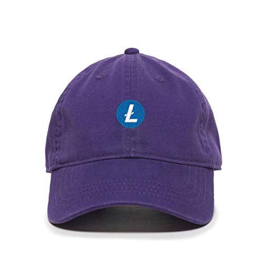Tech Design Litecoin Cryptocurrency Baseball Cap Embroidered Cotton  Adjustable Dad Hat Navy - Walmart.com