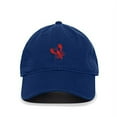 thumbnail image 1 of Tech Design Lobster Baseball Cap Embroidered Cotton Adjustable Dad Hat Royal Blue, 1 of 1