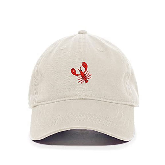 Tech Design Lobster Baseball Cap Embroidered Cotton Adjustable Dad Hat