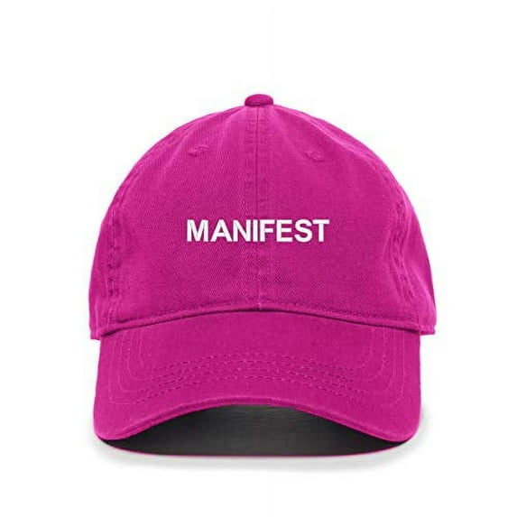 Tech Design Manifest Baseball Cap Embroidered Cotton Adjustable Dad Hat