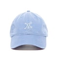 thumbnail image 1 of Tech Design Molecule Baseball Cap Embroidered Cotton Adjustable Dad Hat Light Blue, 1 of 1