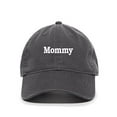 thumbnail image 1 of Tech Design Mommy Baseball Cap Embroidered Cotton Adjustable Dad Hat Charcoal, 1 of 1