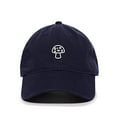 thumbnail image 1 of Tech Design Mushroom Baseball Cap Embroidered Cotton Adjustable Dad Hat Navy, 1 of 1