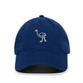 thumbnail image 1 of Tech Design Ostrich Baseball Cap Embroidered Cotton Adjustable Dad Hat Royal Blue, 1 of 1