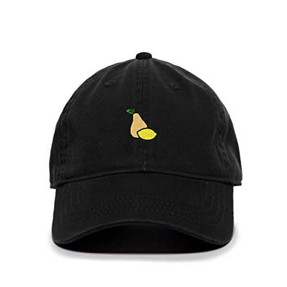 Tech Design Pear Lemon Baseball Cap Embroidered Cotton Adjustable Dad Hat