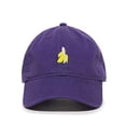thumbnail image 1 of Tech Design Peeled Banana Baseball Cap Embroidered Cotton Adjustable Dad Hat Purple, 1 of 1