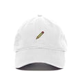 thumbnail image 1 of Tech Design Pencil Baseball Cap Embroidered Cotton Adjustable Dad Hat White, 1 of 1