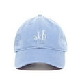 thumbnail image 1 of Tech Design Penguins Baseball Cap Embroidered Cotton Adjustable Dad Hat Light Blue, 1 of 1