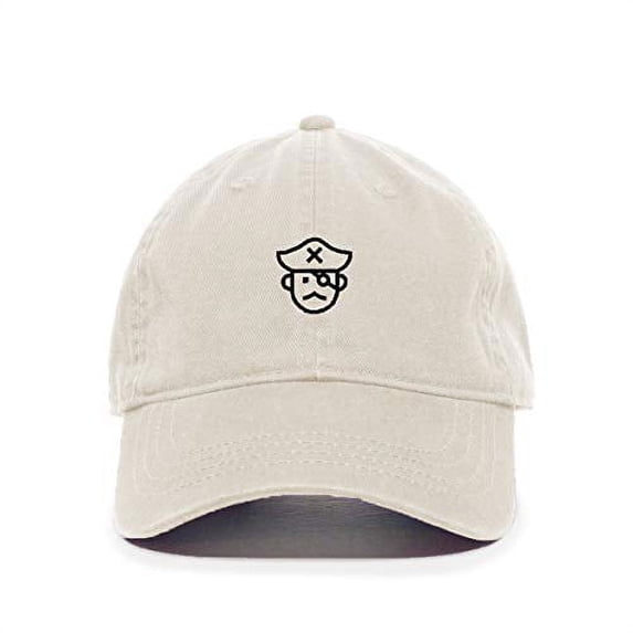 Tech Design Pirate Baseball Cap Embroidered Cotton Adjustable Dad Hat