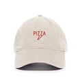 thumbnail image 1 of Tech Design Pizza Baseball Cap Embroidered Cotton Adjustable Dad Hat, 1 of 1
