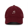thumbnail image 1 of Tech Design Quaver Baseball Cap Embroidered Cotton Adjustable Dad Hat Burgundy, 1 of 1