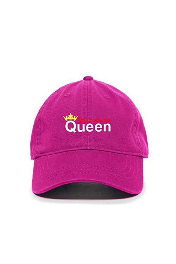 Queen of Quarantine Baseball Cap Embroidered Cotton Adjustable Dad Hat