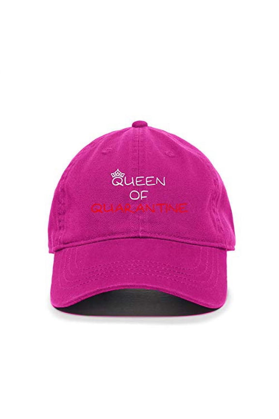 Queen of Quarantine Baseball Cap Embroidered Cotton Adjustable Dad Hat