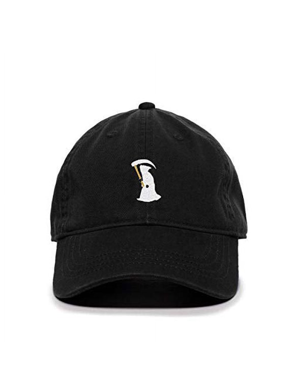 Reaper Angel of Death Baseball Cap Embroidered Cotton Adjustable Dad Hat Black
