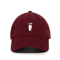 thumbnail image 1 of Tech Design Reaper Baseball Cap Embroidered Cotton Adjustable Dad Hat Burgundy, 1 of 1