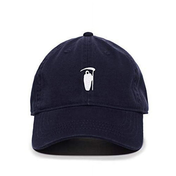 Tech Design Reaper Baseball Cap Embroidered Cotton Adjustable Dad Hat Navy