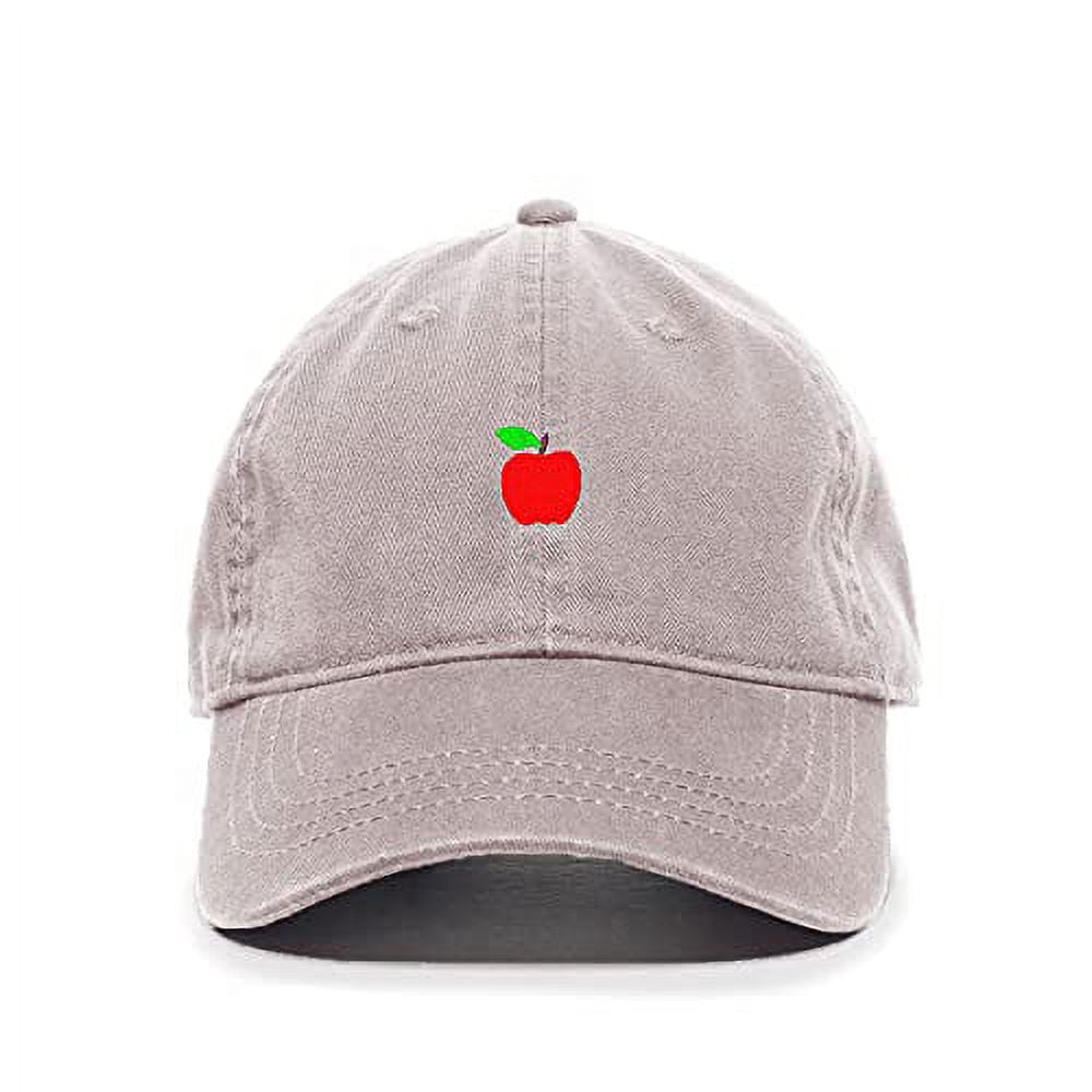 Tech Design Red Apple Baseball Cap Embroidered Cotton Adjustable Dad ...