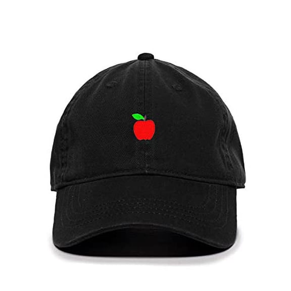 Tech Design Red Apple Baseball Cap Embroidered Cotton Adjustable Dad Hat