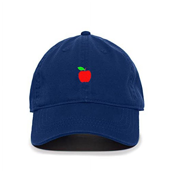 Tech Design Red Apple Baseball Cap Embroidered Cotton Adjustable Dad Hat