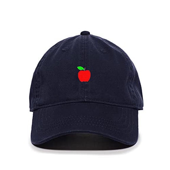 Tech Design Red Apple Baseball Cap Embroidered Cotton Adjustable Dad Hat