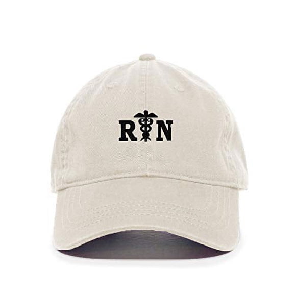 Tech Design Registered Nurse RN Baseball Cap Embroidered Cotton Adjustable Dad Hat