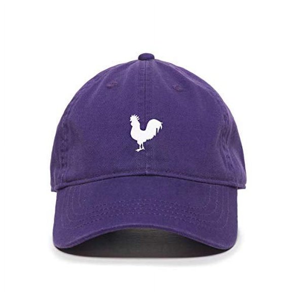 Tech Design Roaster Baseball Cap Embroidered Cotton Adjustable Dad Hat Purple
