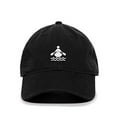 thumbnail image 1 of Tech Design Rowing Person Baseball Cap Embroidered Cotton Adjustable Dad Hat Black, 1 of 1