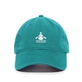 thumbnail image 1 of Tech Design Rowing Person Baseball Cap Embroidered Cotton Adjustable Dad Hat Teal, 1 of 1