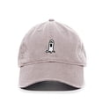 thumbnail image 1 of Tech Design Scary Ghost Screaming Halloween Baseball Cap Embroidered Cotton Adjustable Dad Hat Light Grey, 1 of 1