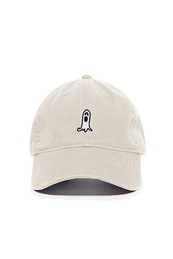 Scary Ghost Screaming Halloween Baseball Cap Embroidered Cotton Adjustable Dad Hat