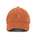 thumbnail image 1 of Tech Design Scissor Baseball Cap Embroidered Cotton Adjustable Dad Hat Orange, 1 of 1