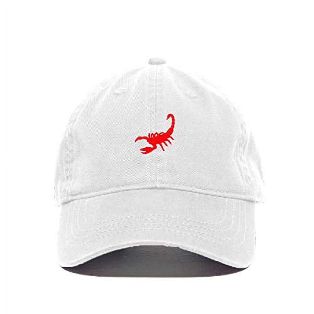 Tech Design Scorpion Embroidered Dad Hat - Adjustable Cotton Baseball Cap, Unisex, Brown - View #9