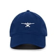 thumbnail image 1 of Tech Design Sea Plane Baseball Cap Embroidered Cotton Adjustable Dad Hat Royal Blue, 1 of 1