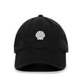 thumbnail image 1 of Tech Design Seashell Baseball Cap Embroidered Cotton Adjustable Dad Hat Black, 1 of 1