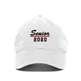 thumbnail image 1 of Tech Design Senior 2020 Baseball Cap Embroidered Cotton Adjustable Dad Hat White, 1 of 1