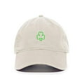 thumbnail image 1 of Tech Design Shamrock Heart Outline Baseball Cap Embroidered Cotton Adjustable Dad Hat, 1 of 1