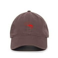 thumbnail image 1 of Tech Design Shrimp Baseball Cap Embroidered Cotton Adjustable Dad Hat Brown, 1 of 1