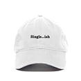 thumbnail image 1 of Tech Design Singleish Baseball Cap Embroidered Cotton Adjustable Dad Hat White, 1 of 1