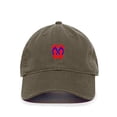 thumbnail image 1 of Tech Design Slippers Baseball Cap Embroidered Cotton Adjustable Dad Hat Olive, 1 of 1