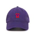 thumbnail image 1 of Tech Design Slippers Baseball Cap Embroidered Cotton Adjustable Dad Hat Purple, 1 of 1