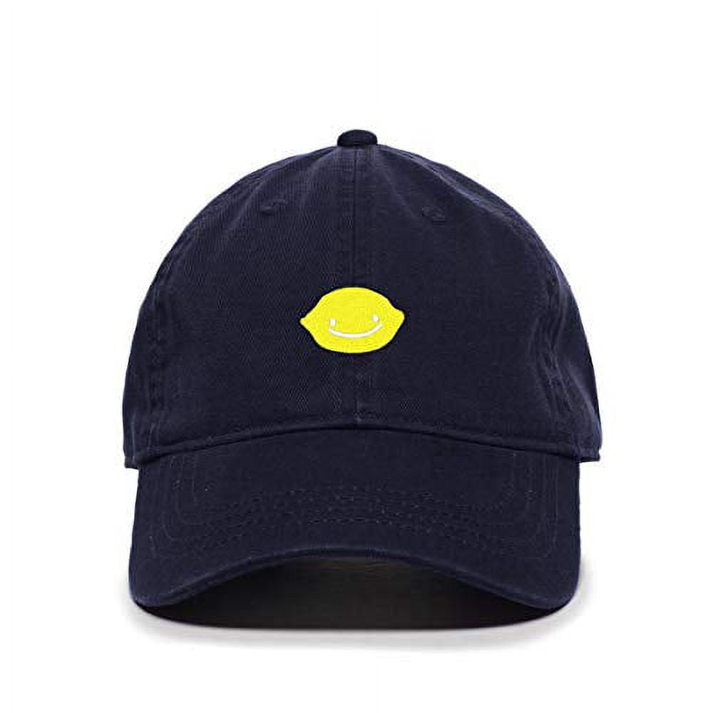 Tech Design Smiling Lemon Baseball Cap Embroidered Cotton Adjustable ...