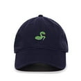 thumbnail image 1 of Tech Design Snake Baseball Cap Embroidered Cotton Adjustable Dad Hat Navy, 1 of 1