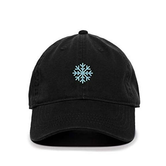 Tech Design Snow Flake Baseball Cap Embroidered Cotton Adjustable Dad Hat