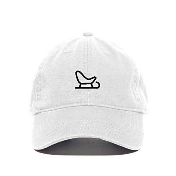 Tech Design Snow Sled Baseball Cap Embroidered Cotton Adjustable Dad Hat