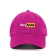 thumbnail image 1 of Tech Design Stay Home Baseball Cap Embroidered Cotton Adjustable Dad Hat, 1 of 1