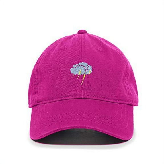 Tech Design Storm Cloud Baseball Cap Embroidered Cotton Adjustable Dad Hat