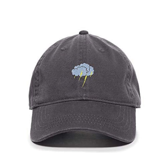 Tech Design Storm Cloud Baseball Cap Embroidered Cotton Adjustable Dad Hat